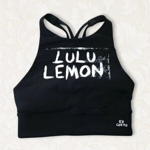 Lululemon x Ed Curtis High-Neck Crossback Bra size 10